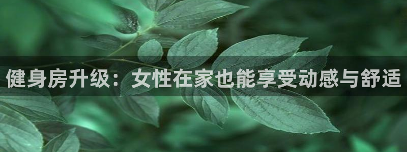 fb体育招商电话是多少：健身房升级：女性在家也能享受动感与舒