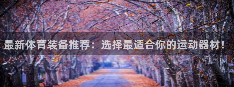 fb体育集团：最新体育装备推荐：选择最适合你的运动器材！